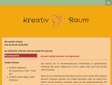 Tablet Screenshot of kreativraum-berlin.de